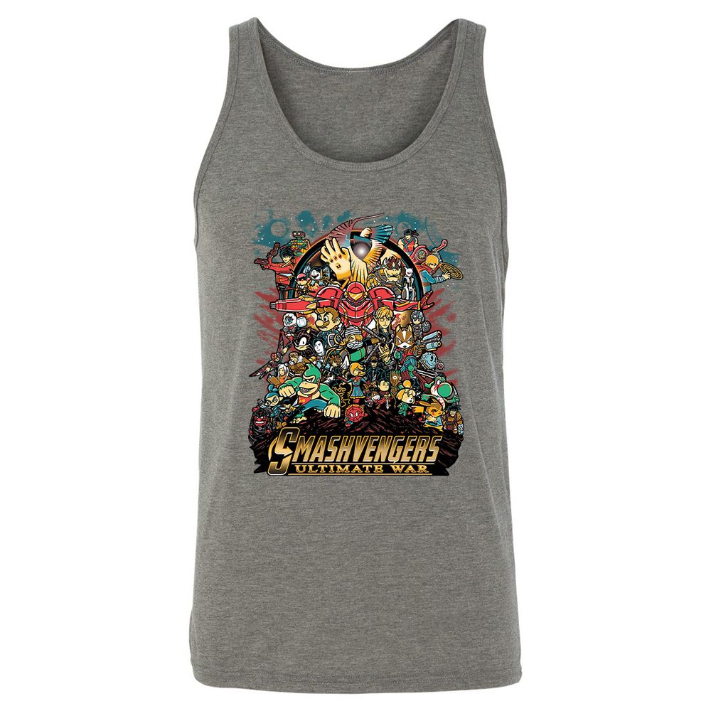 Unisex Jersey Tank - 1QT7E3TQ - Grey Triblend - 8