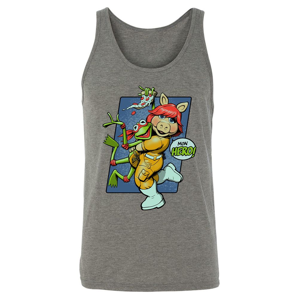 Unisex Jersey Tank - 3PT34J58 - Grey Triblend - 8