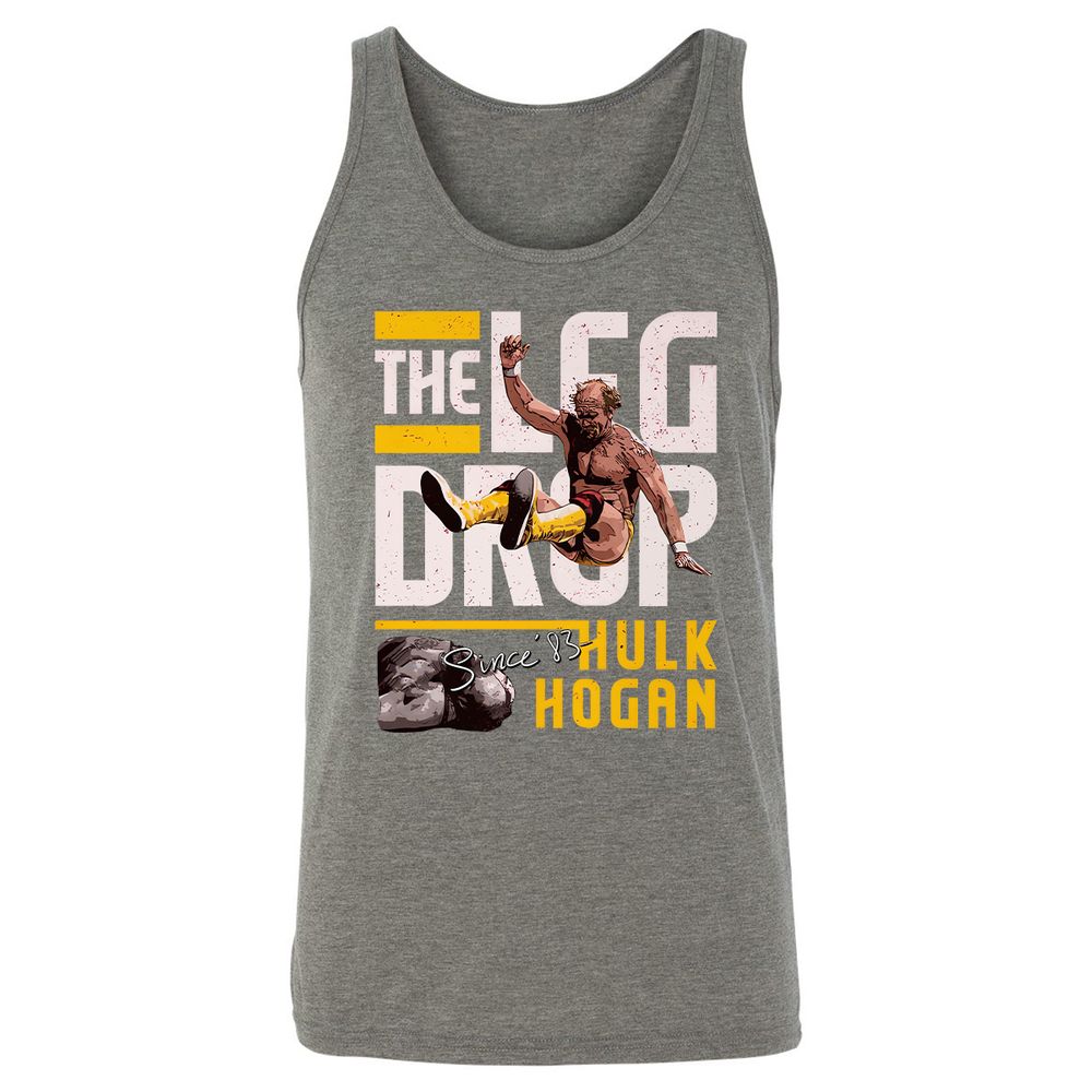 The Leg Drop - Grey Triblend - 8