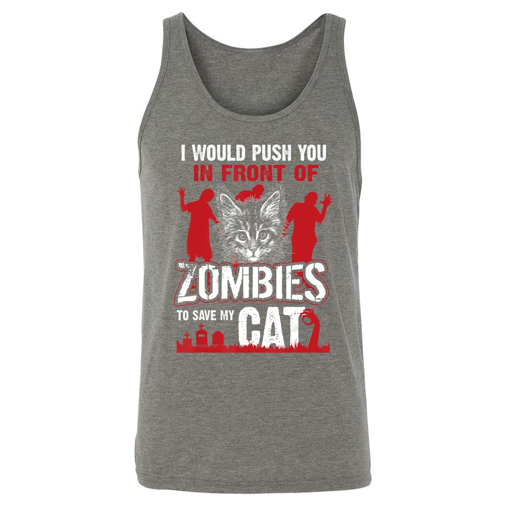 Unisex Jersey Tank - NMT9W4B4 - Grey Triblend - 8