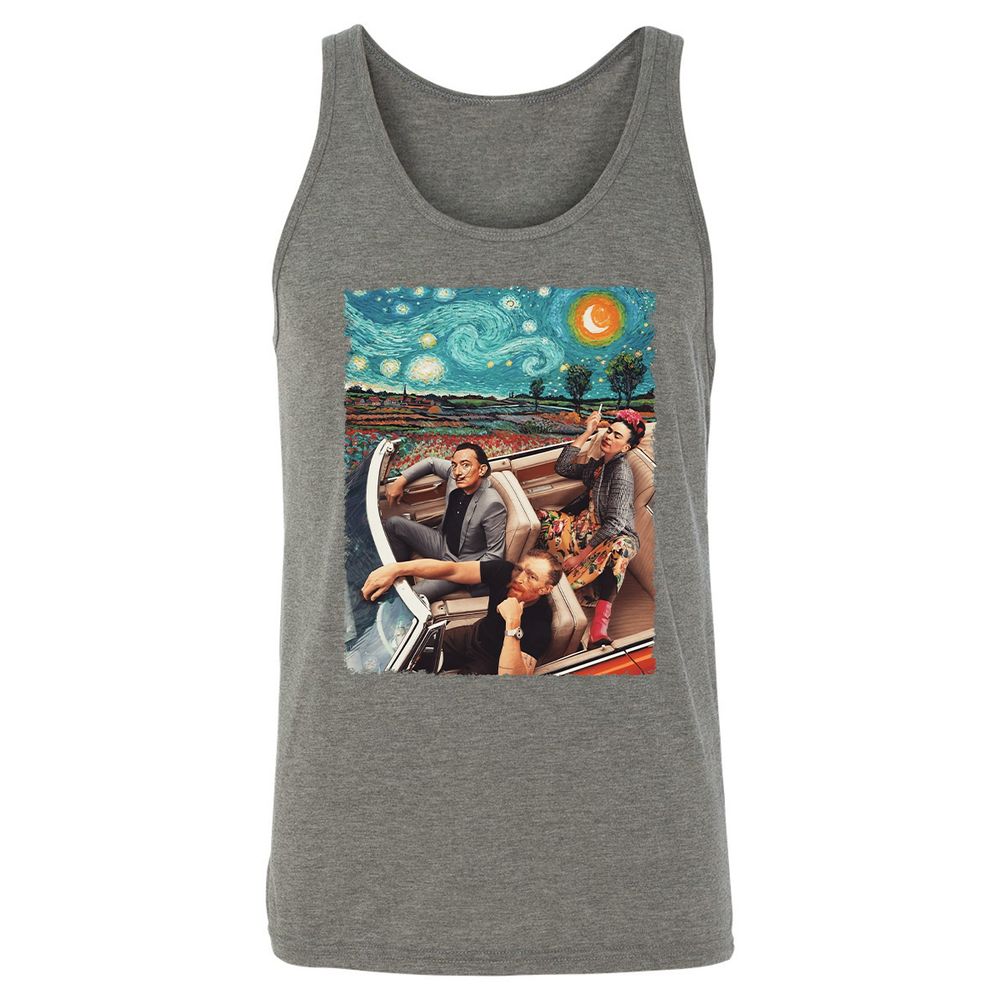 Unisex Jersey Tank - D5NNJCXH - Grey Triblend - 8