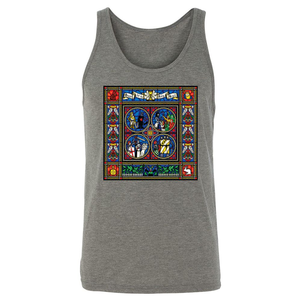 Unisex Jersey Tank - LGQF7769 - Grey Triblend - 8