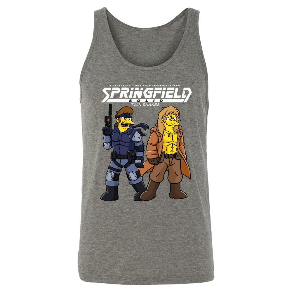 Unisex Jersey Tank - AZVMV4PM - Grey Triblend - 8