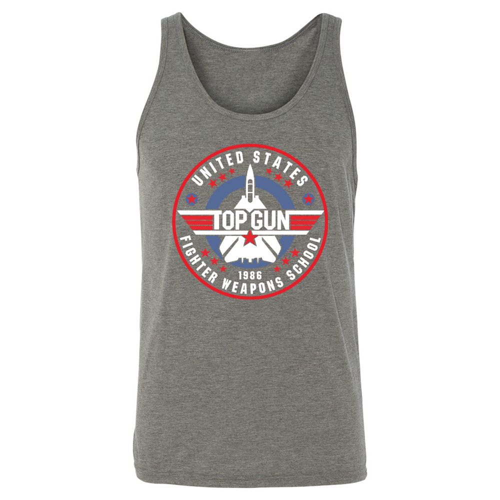 Unisex Jersey Tank - TZCHAAAT - Grey Triblend - 8