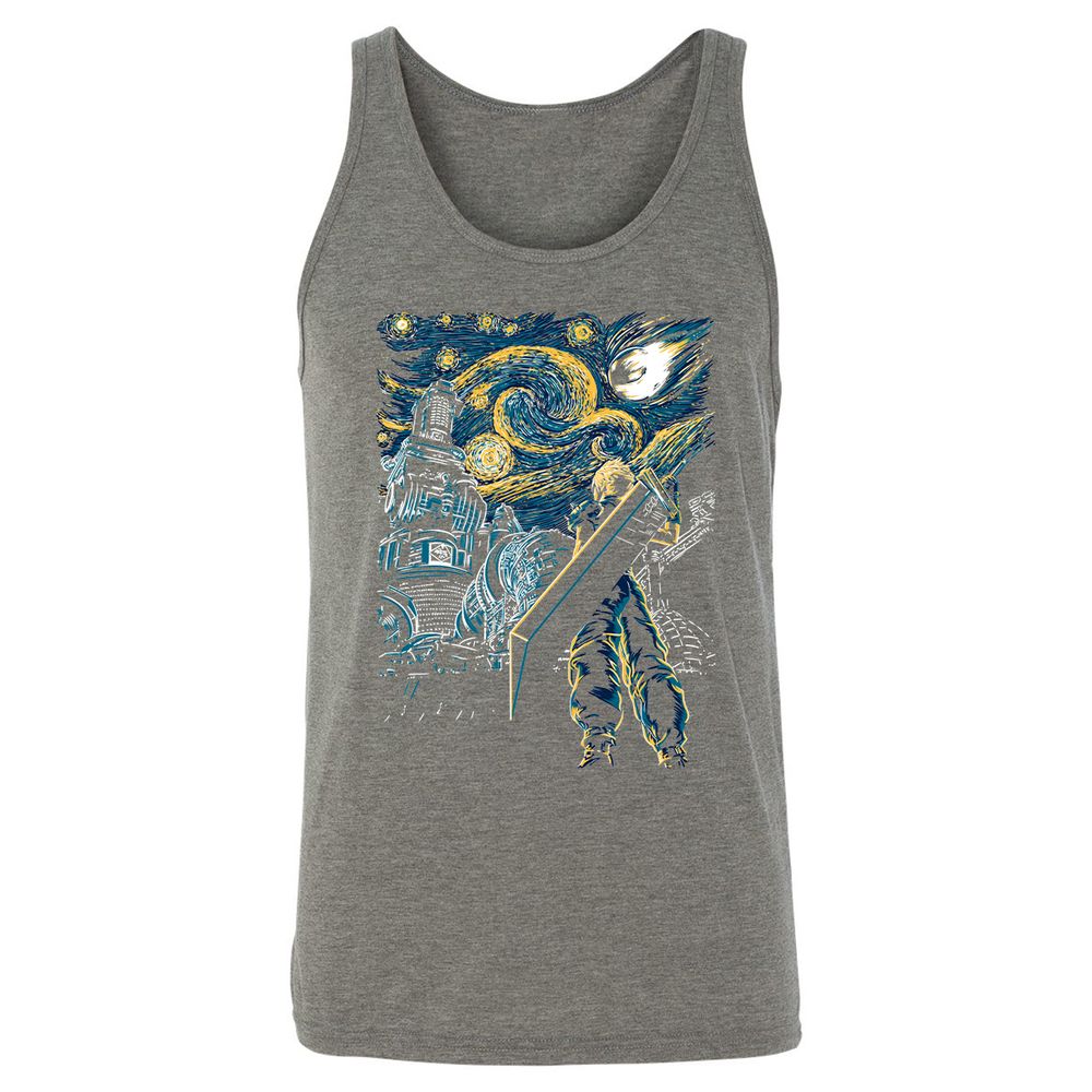 Unisex Jersey Tank - A9F3B4Q6 - Grey Triblend - 8
