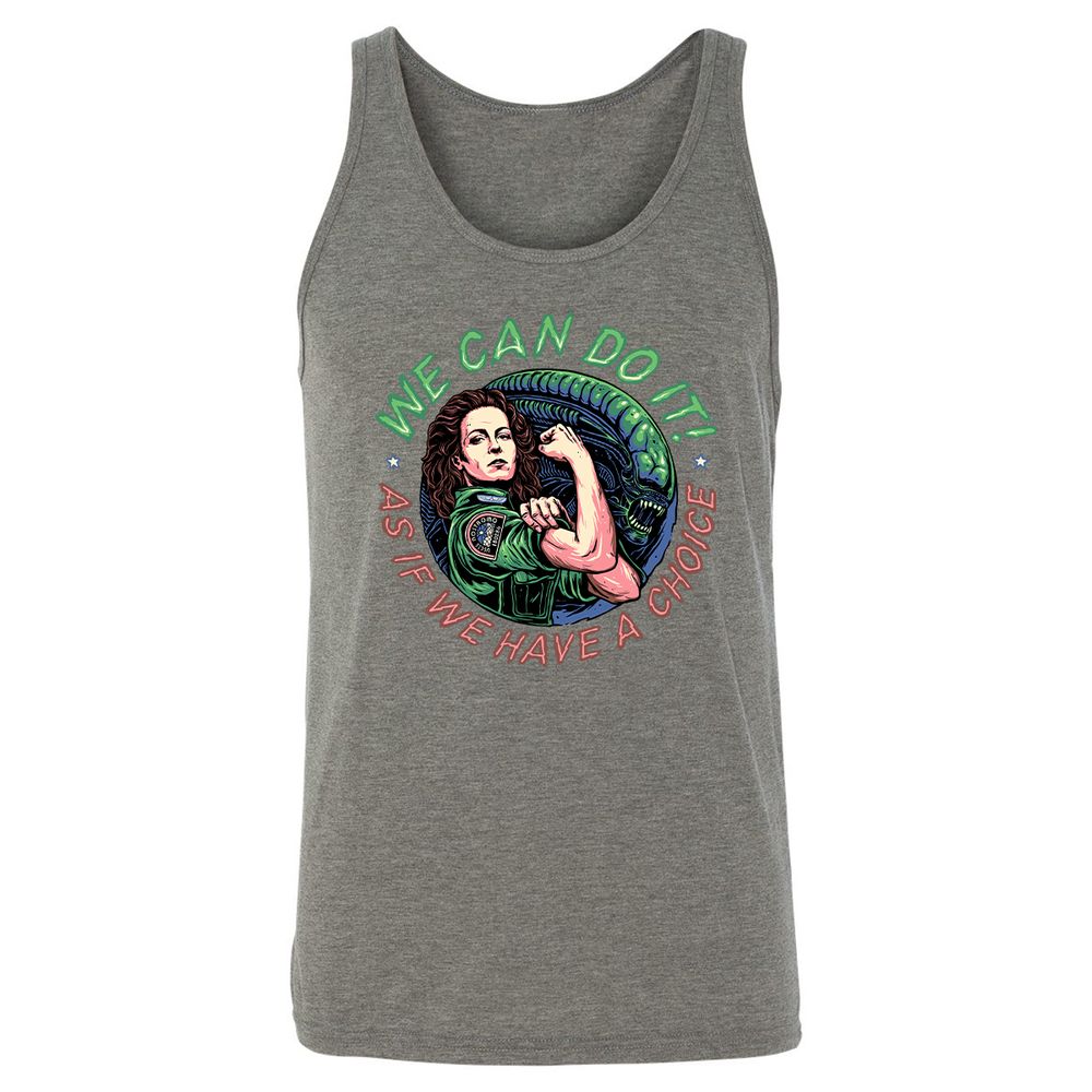 Unisex Jersey Tank - QUEW3UMF - Grey Triblend - 8