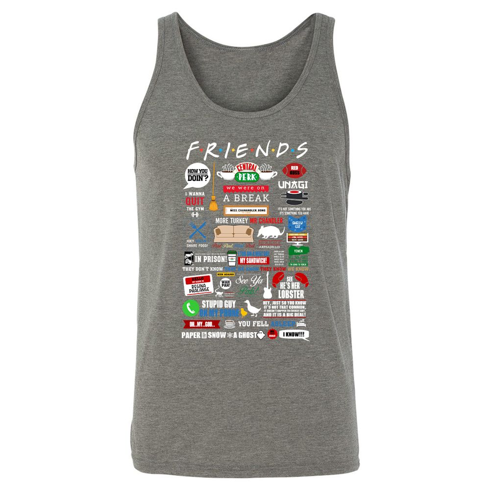 Unisex Jersey Tank - 1M29862G - Grey Triblend - 8