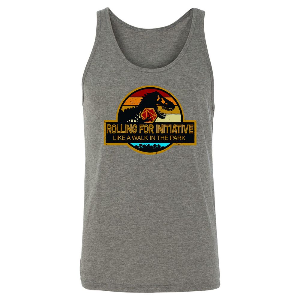 Unisex Jersey Tank - NLM3V6E4 - Grey Triblend - 8