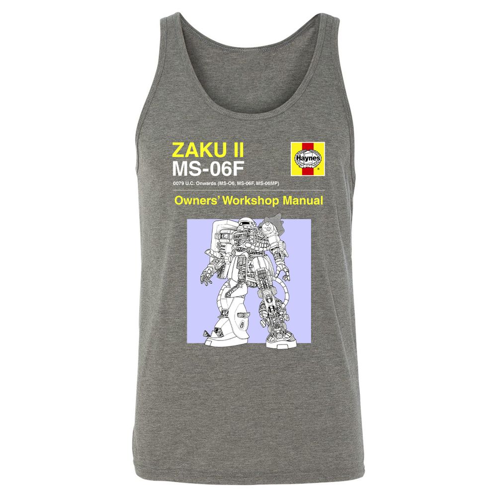 Unisex Jersey Tank - GN7HL18Q - Grey Triblend - 8
