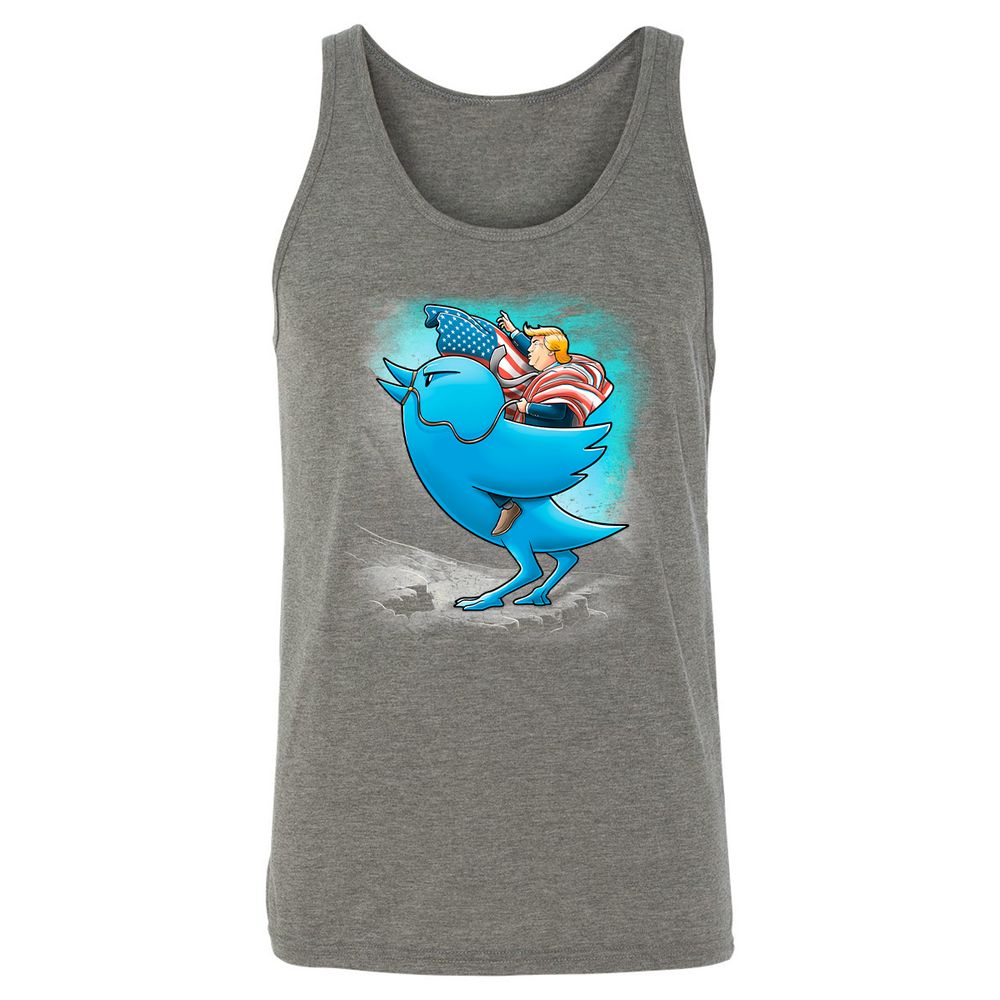Unisex Jersey Tank - W6SG9EED - Grey Triblend - 8