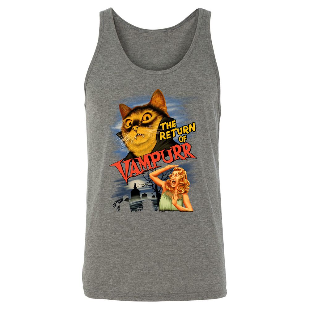 Unisex Jersey Tank - NRQ1BPTN - Grey Triblend - 8