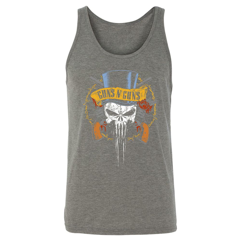 Unisex Jersey Tank - D1LQWJC3 - Grey Triblend - 8