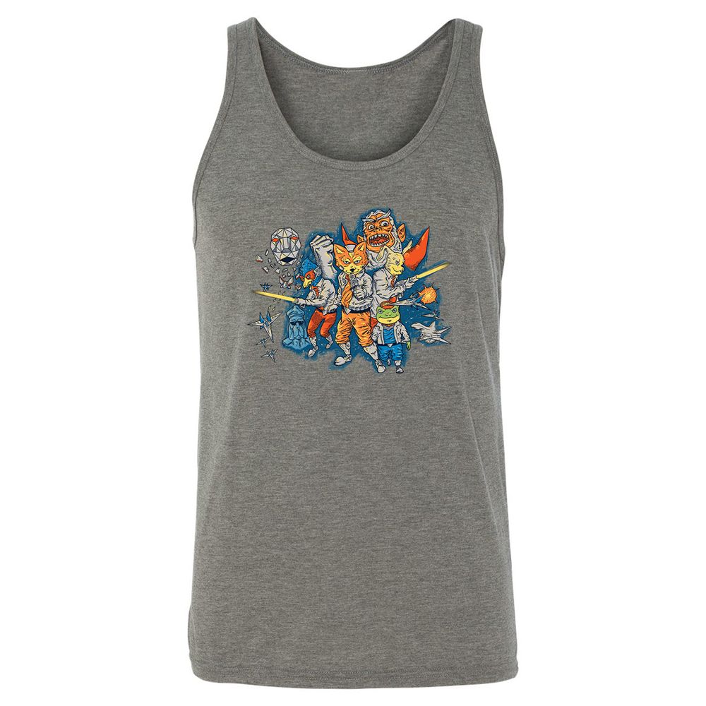 Unisex Jersey Tank - XQ45WR84 - Grey Triblend - 8