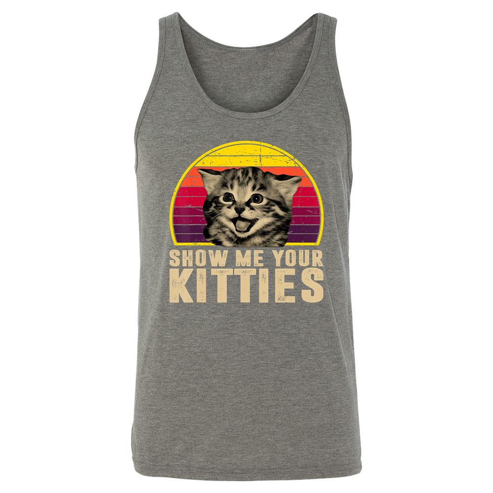 Unisex Jersey Tank - TDHRXMHP - Grey Triblend - 8