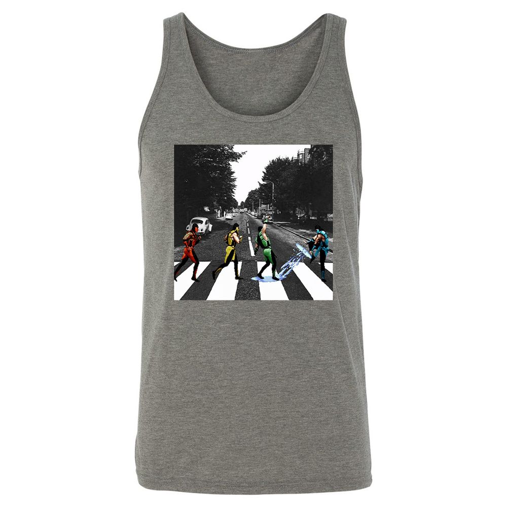 Unisex Jersey Tank - MT9HJ4ZR - Grey Triblend - 8