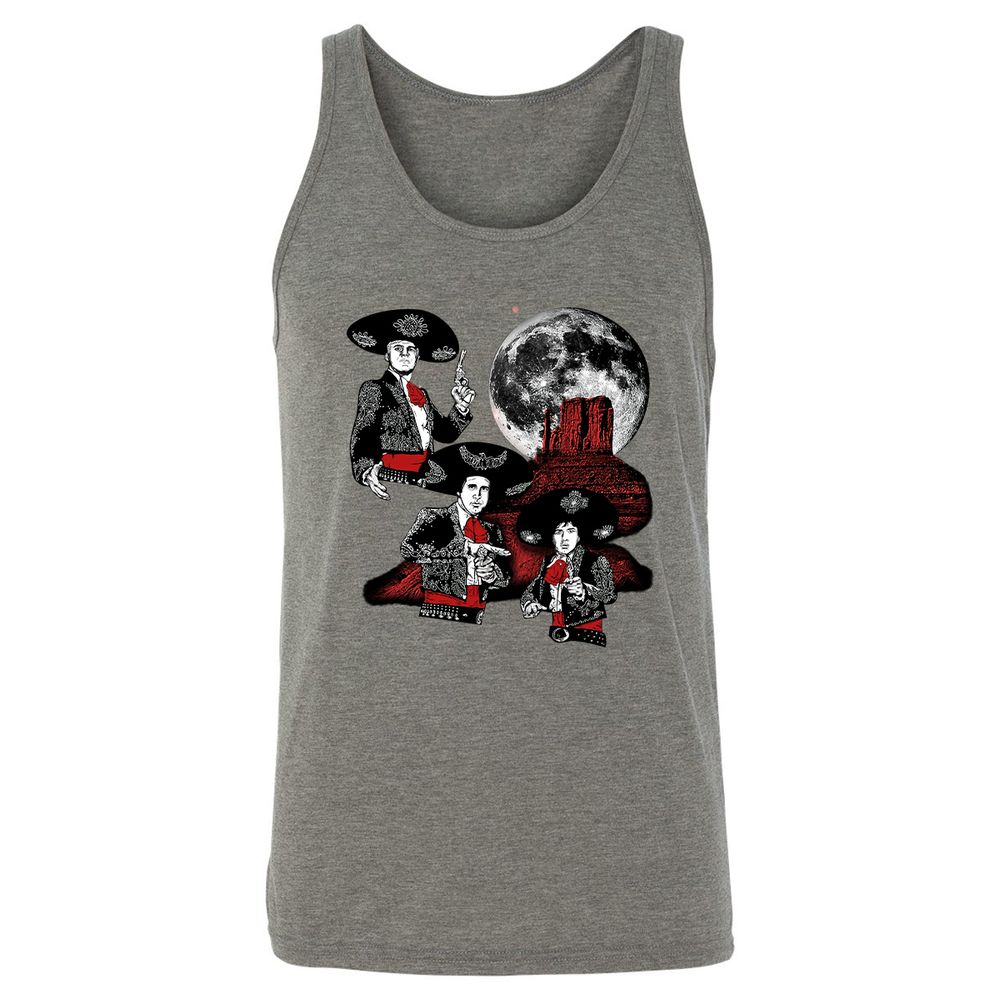 Unisex Jersey Tank - ZKMKUH89 - Grey Triblend - 8