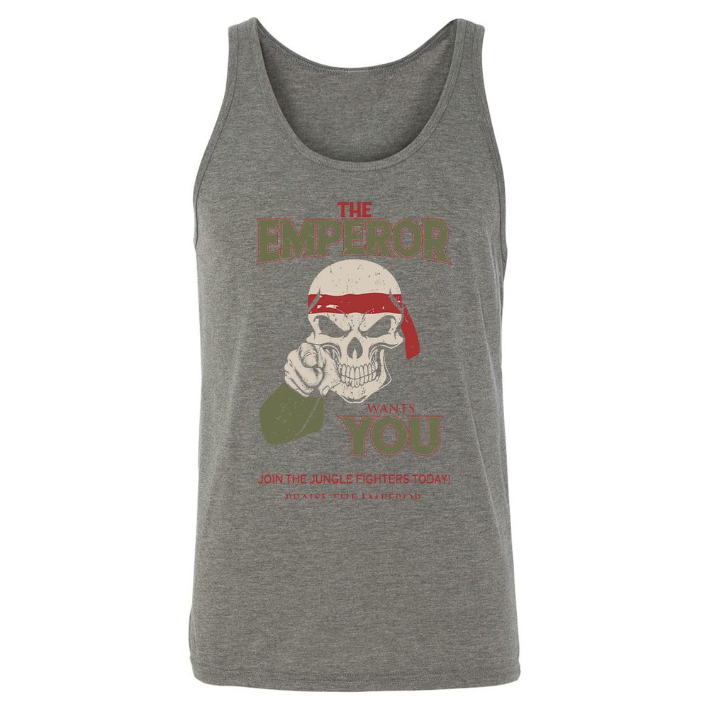 Unisex Jersey Tank - JBHWZM3D - Grey Triblend - 8