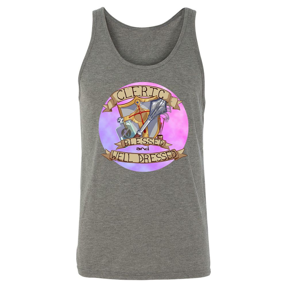 Unisex Jersey Tank - YXBBH84H - Grey Triblend - 8