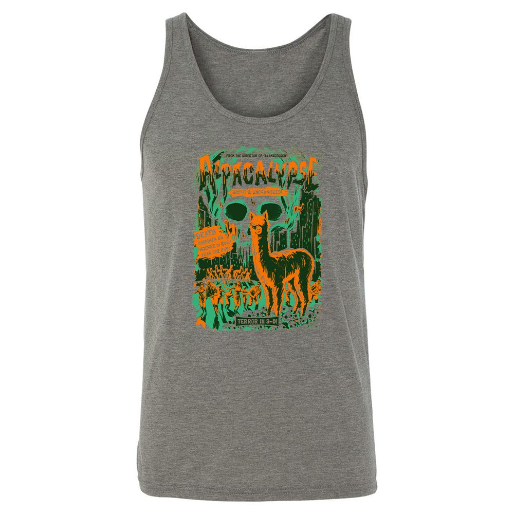 Unisex Jersey Tank - XR9NWAQ6 - Grey Triblend - 8