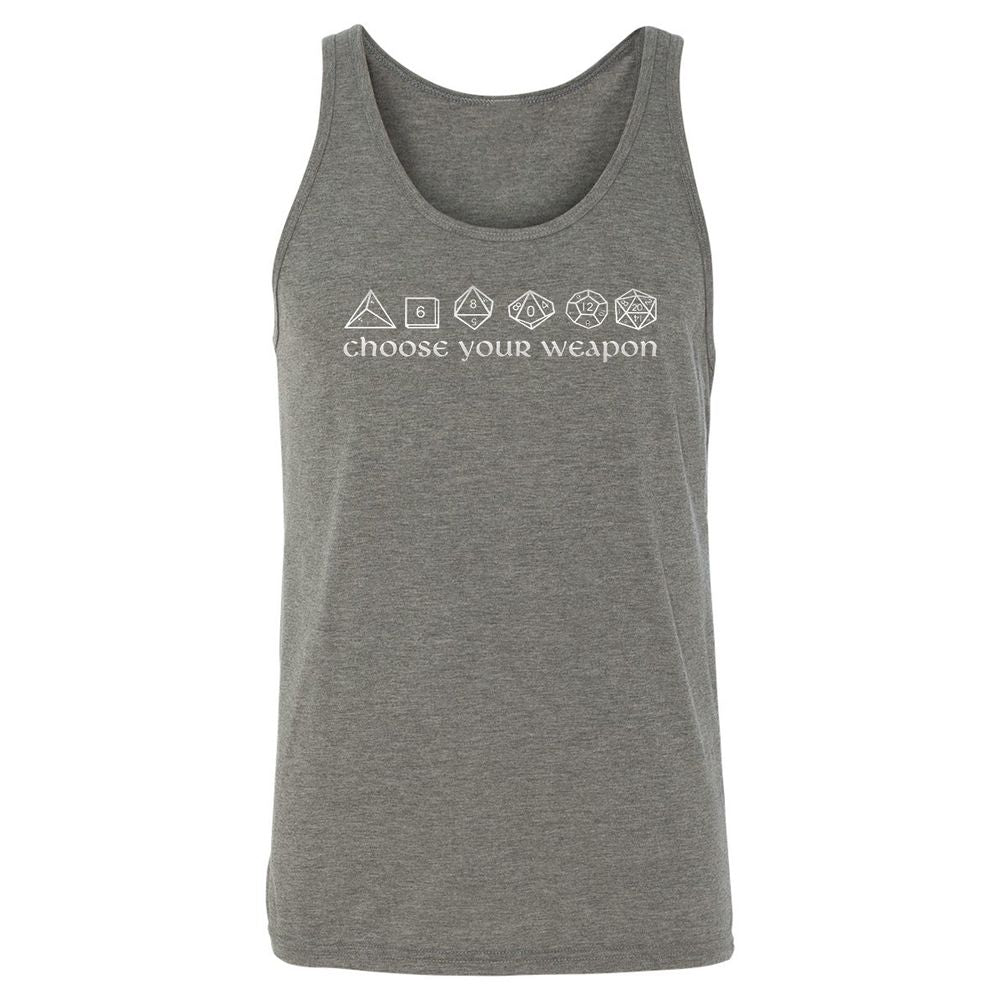 Unisex Jersey Tank - H2QSN9H3 - Grey Triblend - 8