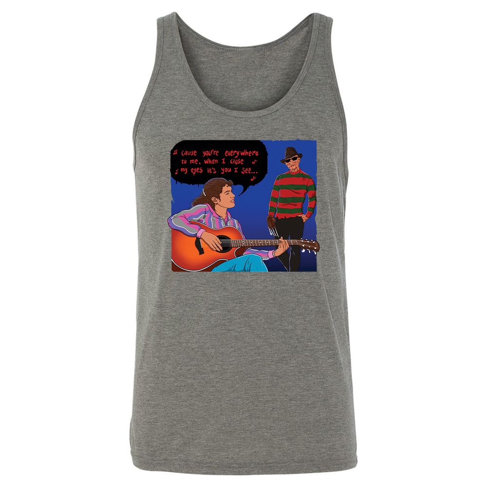 Unisex Jersey Tank - F6S38P9X - Grey Triblend - 8