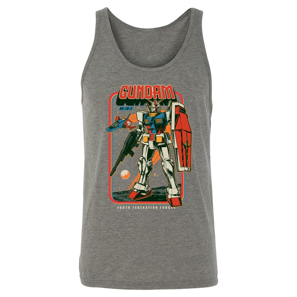 Unisex Jersey Tank - 1RLJUAV8 - Grey Triblend - 8