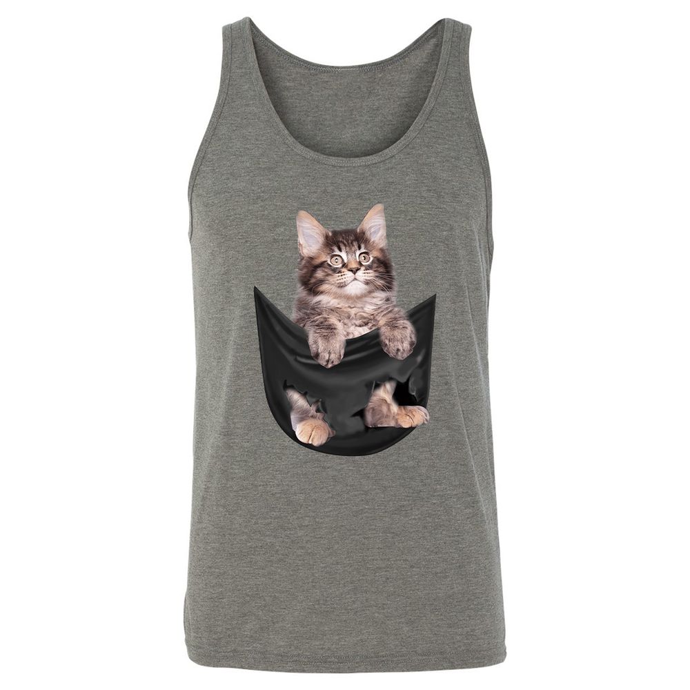 Unisex Jersey Tank - PMY97RDQ - Grey Triblend - 8