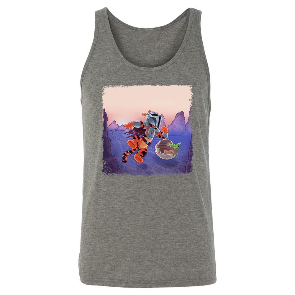 Unisex Jersey Tank - YWF3P6JV - Grey Triblend - 8