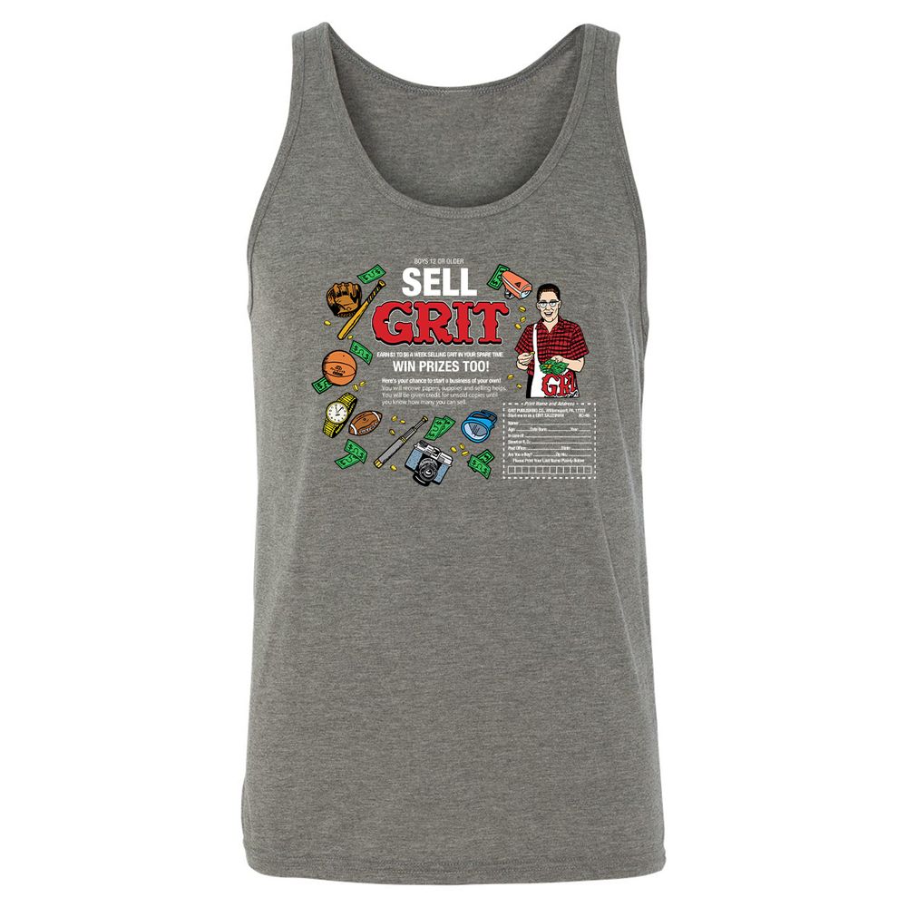Unisex Jersey Tank - 55PXCDY7 - Grey Triblend - 8