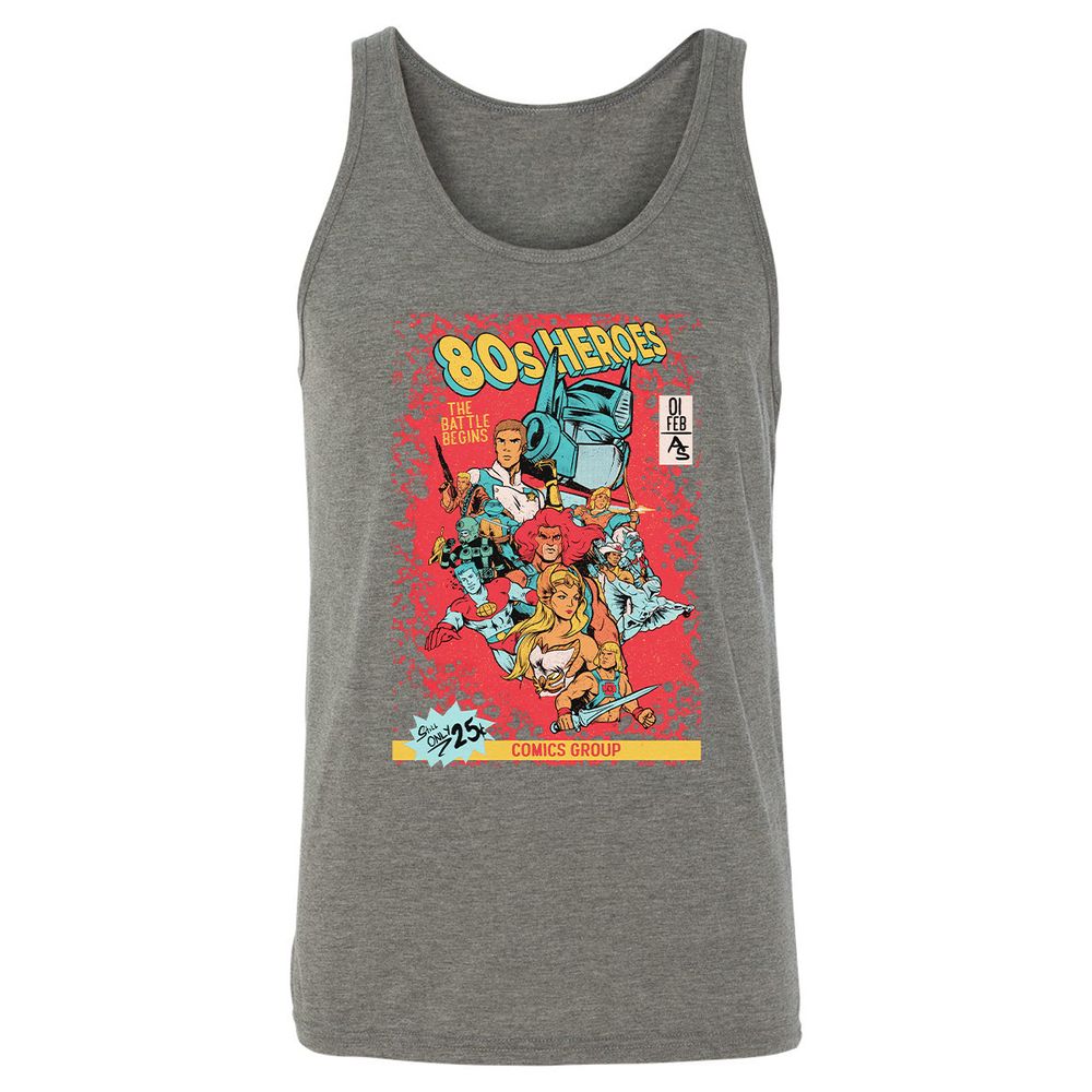 Unisex Jersey Tank - NTD8QGL3 - Grey Triblend - 8