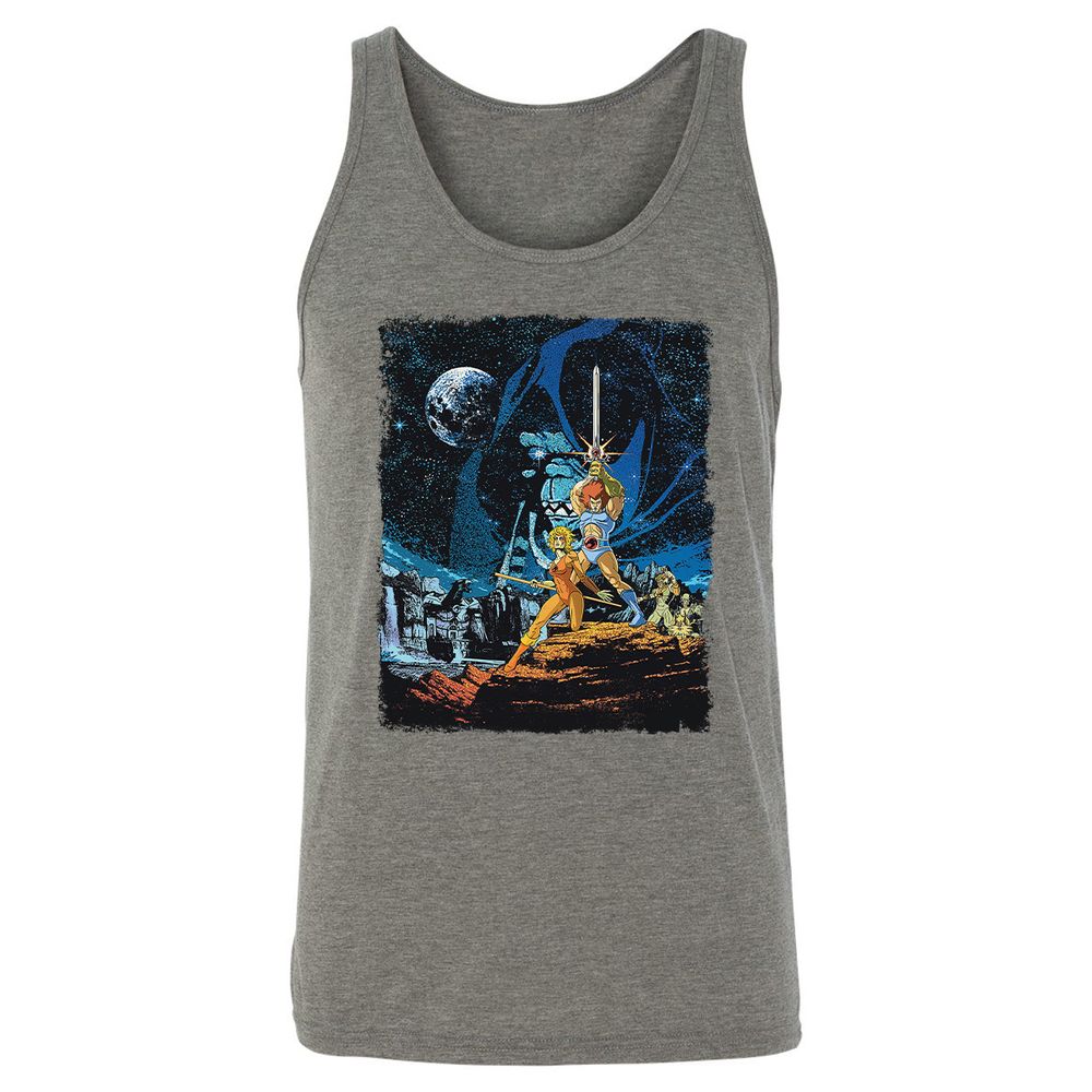 Unisex Jersey Tank - QXV65ZJK - Grey Triblend - 8
