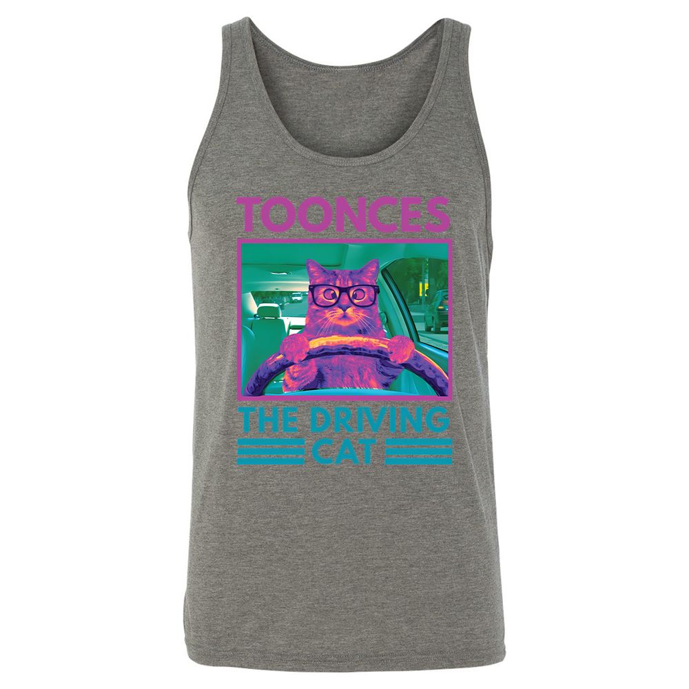 The Driving Cat - Grey Triblend - 8