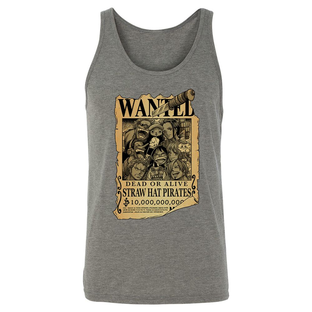 Unisex Jersey Tank - PDEWT3V8 - Grey Triblend - 8