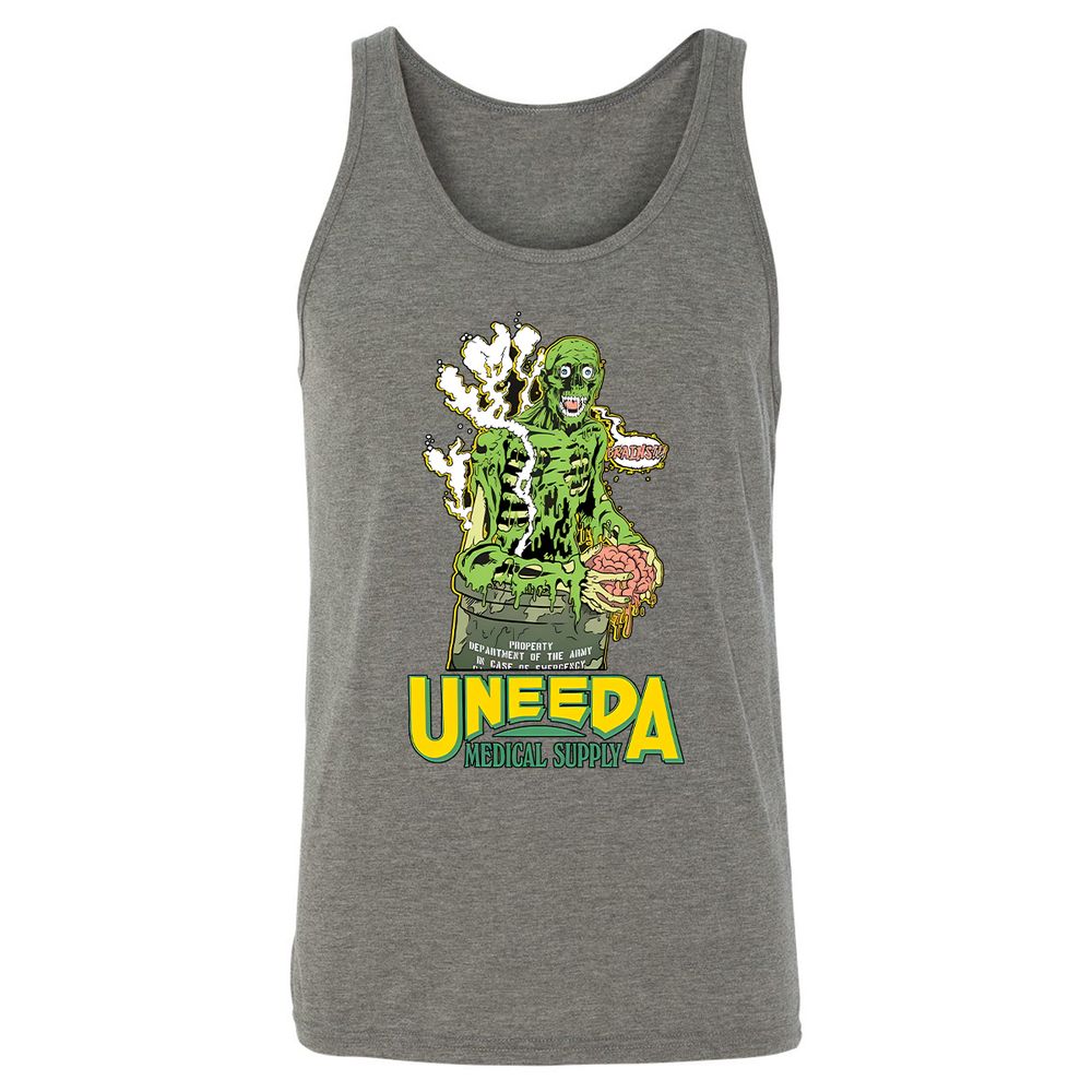 Unisex Jersey Tank - M6NKLQP8 - Grey Triblend - 8