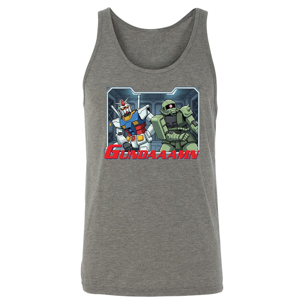 Unisex Jersey Tank - DKZ5N3ND - Grey Triblend - 8