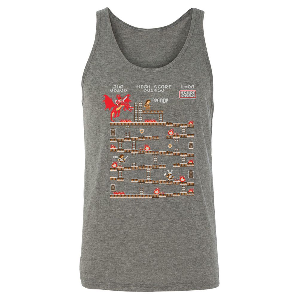 Unisex Jersey Tank - B4NC4TLJ - Grey Triblend - 8