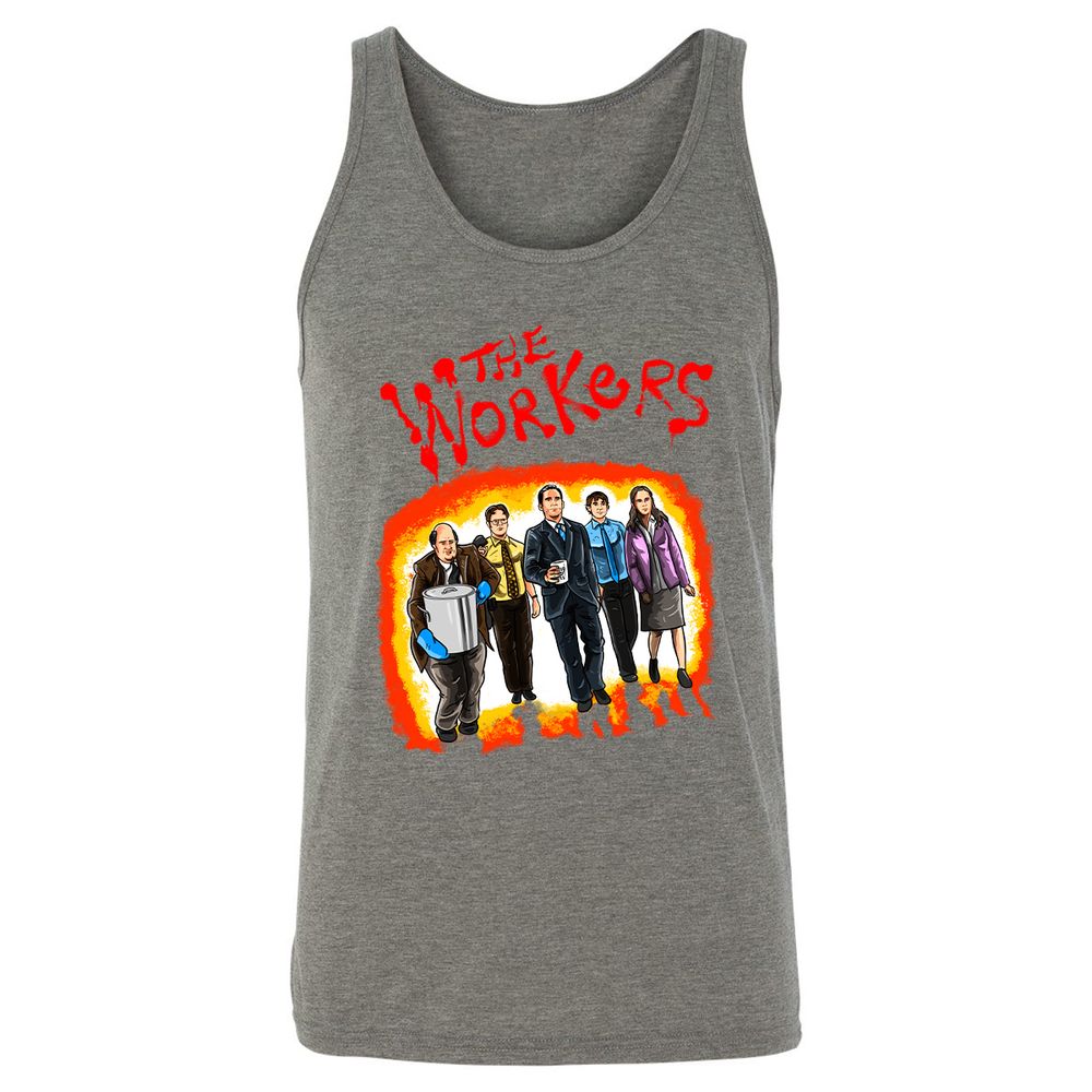 Unisex Jersey Tank - D178WL1H - Grey Triblend - 8