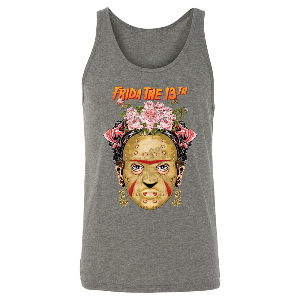 Unisex Jersey Tank - E1JKNXA3 - Grey Triblend - 8