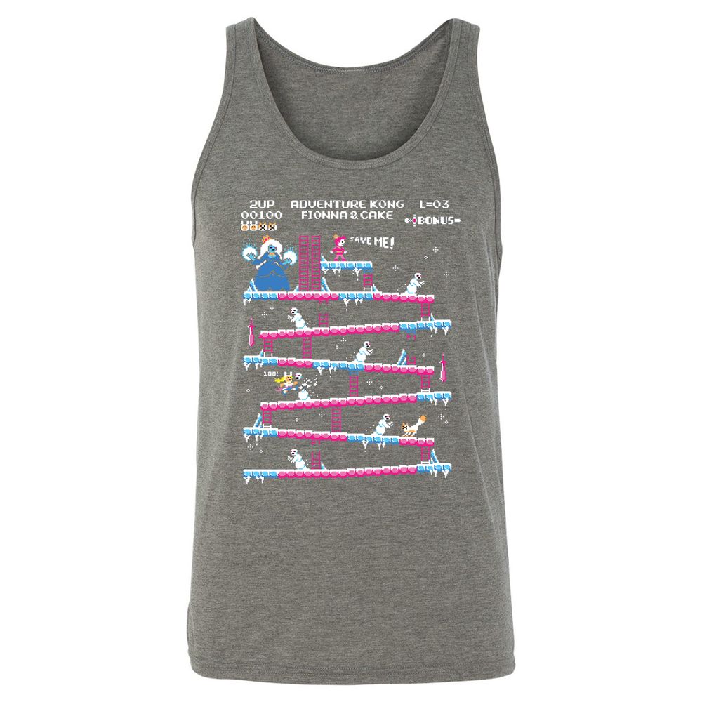 Unisex Jersey Tank - UVVGDRDZ - Grey Triblend - 8