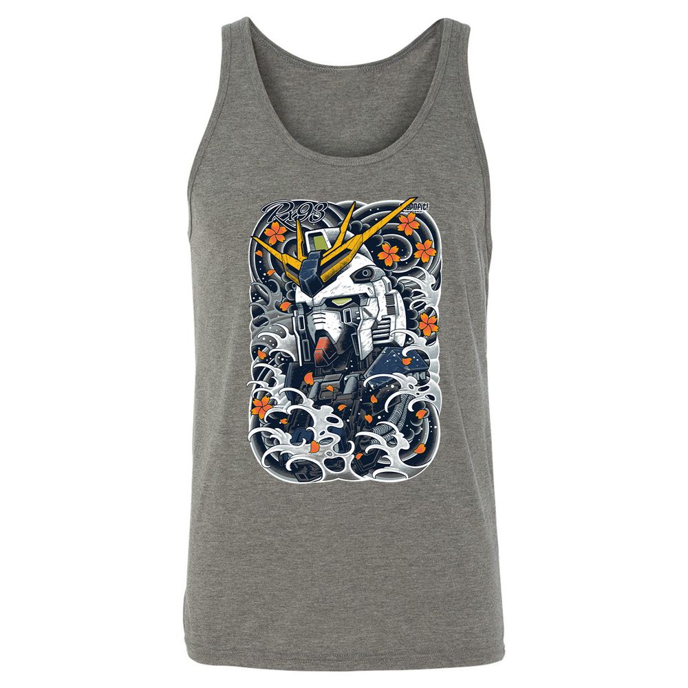 Unisex Jersey Tank - FM2EZGRL - Grey Triblend - 8