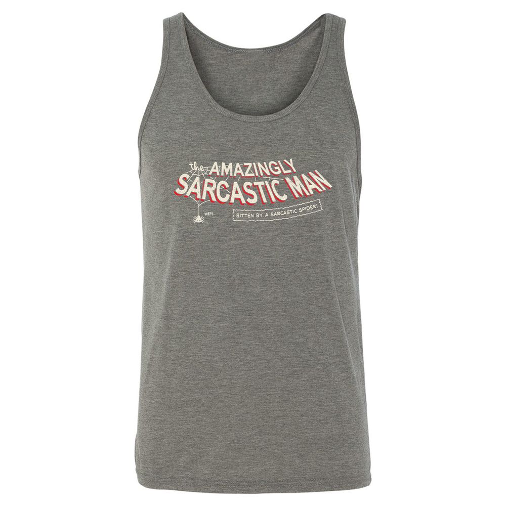 Unisex Jersey Tank - M8AHJBPJ - Grey Triblend - 8