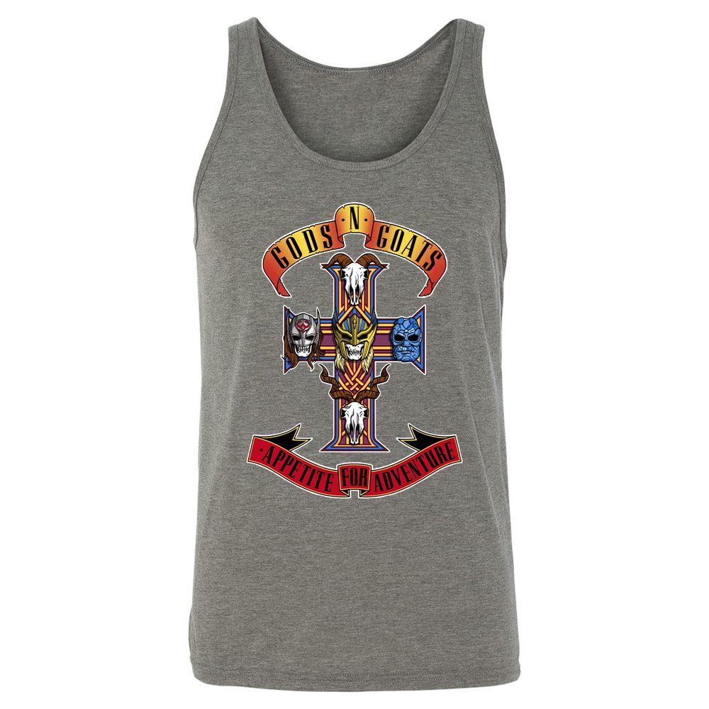 Unisex Jersey Tank - LBCKENXC - Grey Triblend - 8