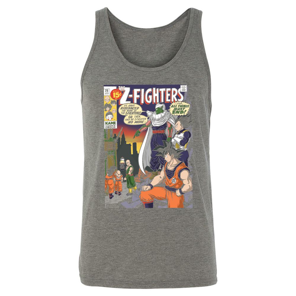 Unisex Jersey Tank - DUQHWWA6 - Grey Triblend - 8
