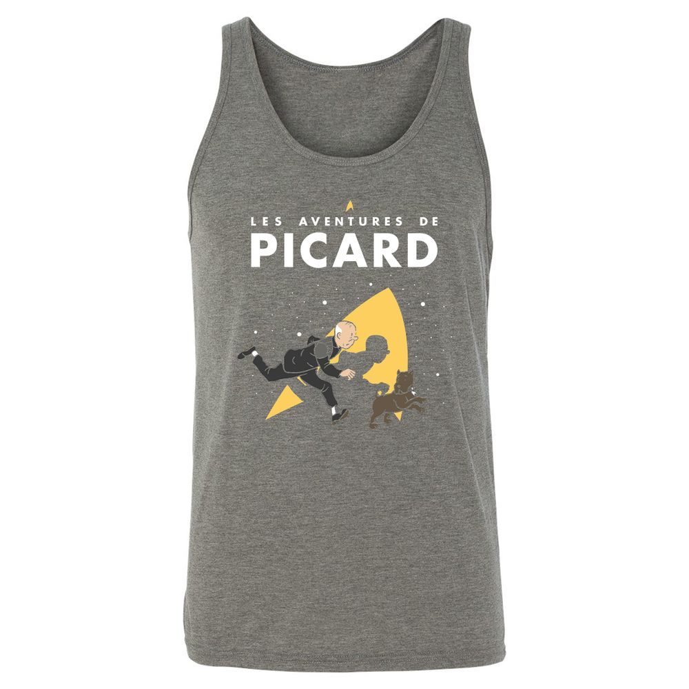 Unisex Jersey Tank - BWERLUGM - Grey Triblend - 8