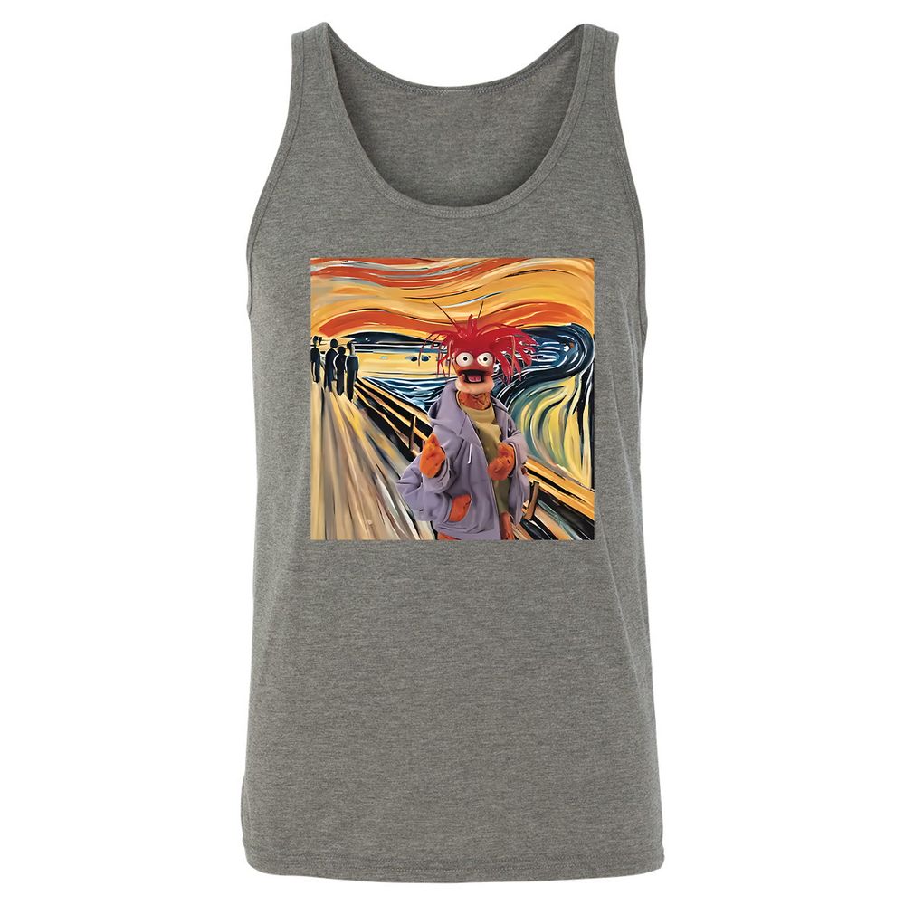 Unisex Jersey Tank - RGN6ZMLL - Grey Triblend - 8