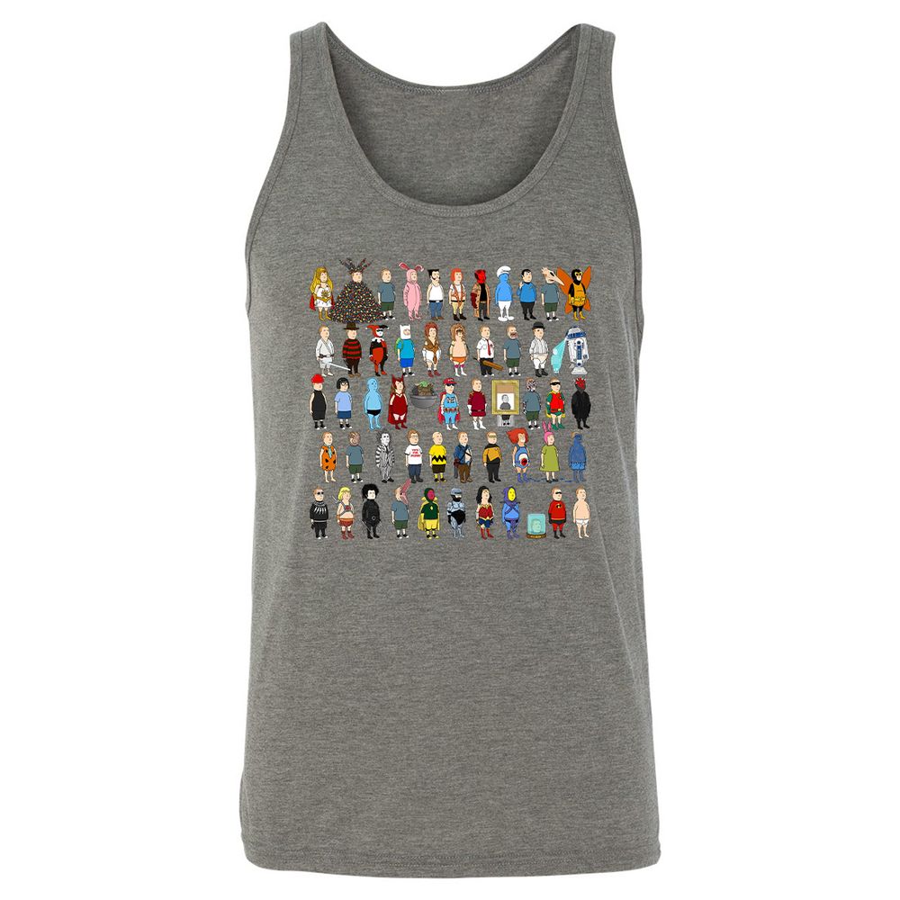 Unisex Jersey Tank - FBMLVSN3 - Grey Triblend - 8