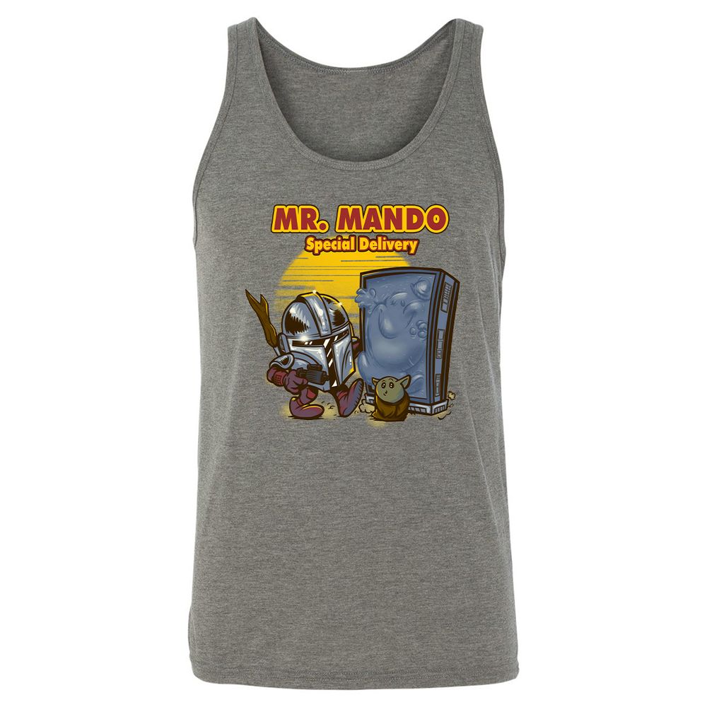 Unisex Jersey Tank - R2J6GG3F - Grey Triblend - 8