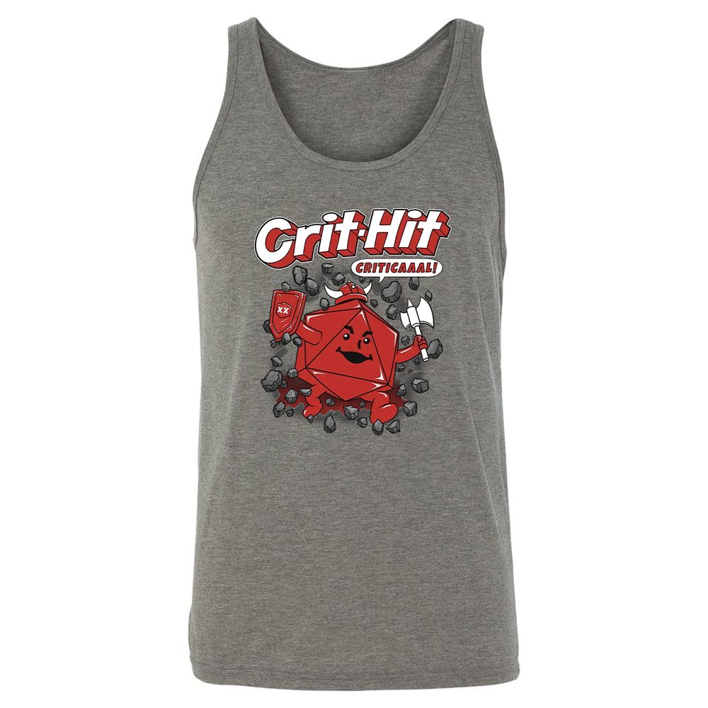 Unisex Jersey Tank - 1D32QSK8 - Grey Triblend - 8