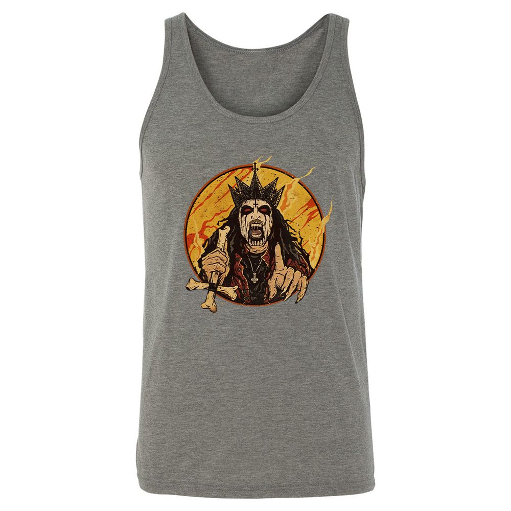 Unisex Jersey Tank - WT4JFBR8 - Grey Triblend - 8