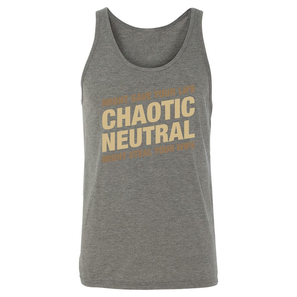 Unisex Jersey Tank - 2W7V71NX - Grey Triblend - 8